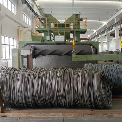 6.6*5.5*6m Altezza sopra terra macchina per lo sgancio di filo di acciaio su misura