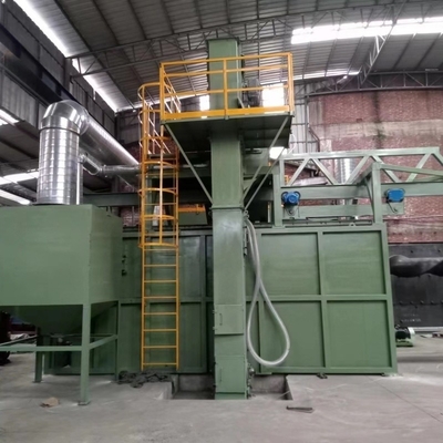 Alta pulizia singola stazione rimovibile mandrel blast Wire Rod Shot Blasting Machine
