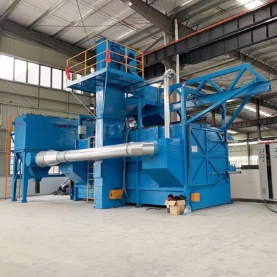 Alta pulizia singola stazione rimovibile mandrel blast Wire Rod Shot Blasting Machine