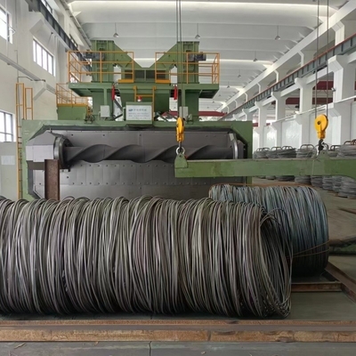 Pmw 3850 Wire Rod Coil Shot Blasting Machine con e rimozione della ruggine Costo 40-20RMB