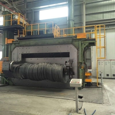 Pmw 3850 Wire Rod Coil Shot Blasting Machine con e rimozione della ruggine Costo 40-20RMB