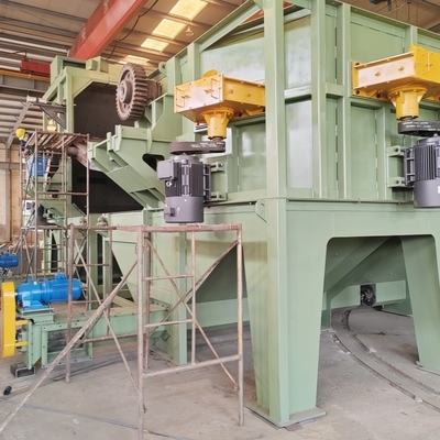 12.5*5.5*64m di altezza sopra il suolo Non tossica Rost Removal of Coil Wire Shot Blasting Machine