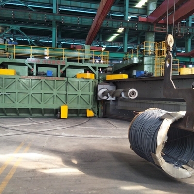 16.8 * 12.4 * 5.8meters Flat Door Disc Wire Blasting Machine Pmw5300 per la personalizzazione