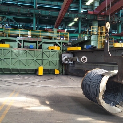 Dispositivo speciale per la rimozione della ruggine del filo e per la blasting a colpo per corde di filo d'acciaio