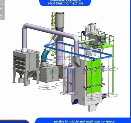 Convogliatore a colpo di fulmine Catenaria-Through Abrator con servizio post-vendita