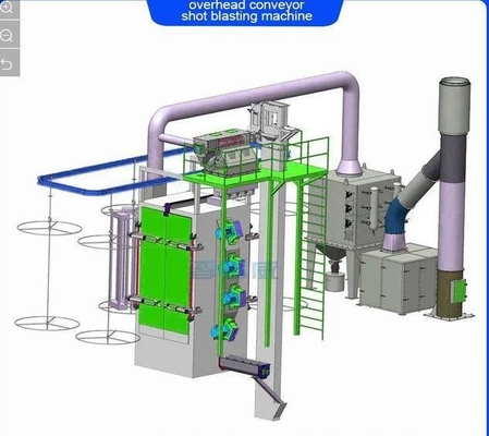 Convogliatore a colpo di fulmine Catenaria-Through Abrator con servizio post-vendita