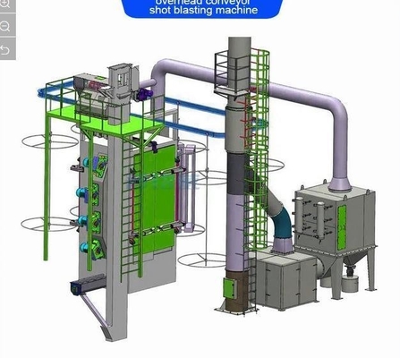 Convogliatore a colpo di fulmine Catenaria-Through Abrator con servizio post-vendita