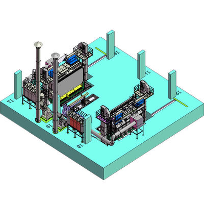 Perdita di filo 0,2-0,3% Pmw5500 Wire Rod Coil Shot Blasting Machine per la forgiatura a freddo dell'acciaio
