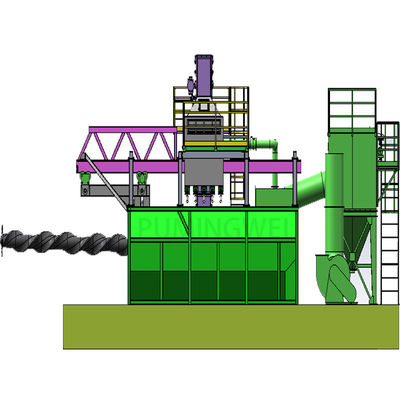 Macchina per il colpo di spirale di filo PMW5000D ad alta pulizia con mandrello mobile