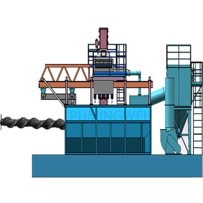 Macchina per il colpo di spirale di filo PMW5000D ad alta pulizia con mandrello mobile