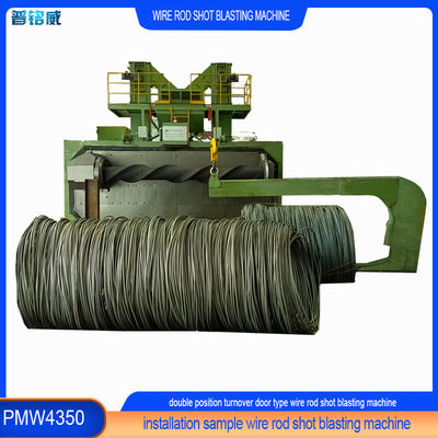 Alta pulizia doppia posizione porta oscillante tipo filo di canna bobina colpo di esplosione macchina PMW4350