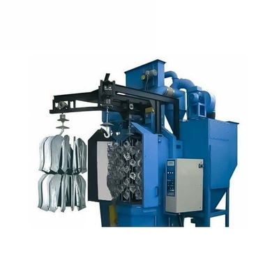 Y Track Spinner Hanger Shot Blasting Machine per la pulizia dell'hardware Opzioni personalizzate