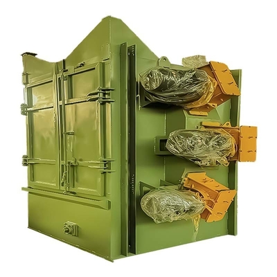 No Pit Green Automatic Spinner Hanger Shot Blasting Machine con abratore a gancio