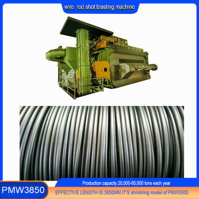 20-40RMB/T Costo di derusting Wire Rod Coil Shot Blasting Machine per diverse gamme di fili