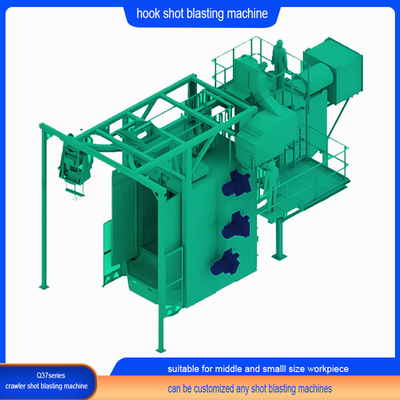 Pass Through Monorail Hanger Shot Blasting Machine con servizio post-vendita Mumu