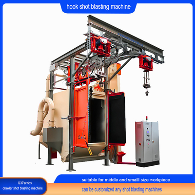 Pass Through Monorail Hanger Shot Blasting Machine con servizio post-vendita Mumu