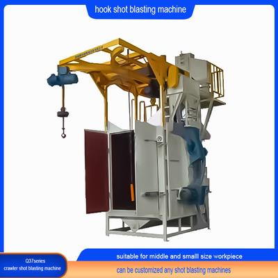 2000 kg Max Load Single Hanger Hook Shot Blasting Cleaning Machine per la pulizia rapida