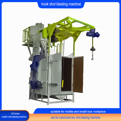 2000 kg Max Load Single Hanger Hook Shot Blasting Cleaning Machine per la pulizia rapida