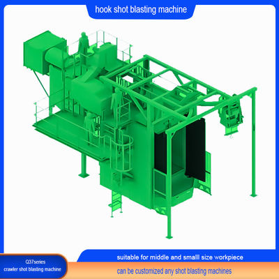 Perfetta Performance Metal Derusting Hook Tipo Shot Blasting Machine con pagamento T/T