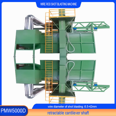 Pumingwei Screw Mandrel Electric Wire Rod Shot Blasting Machine per una pulizia superiore