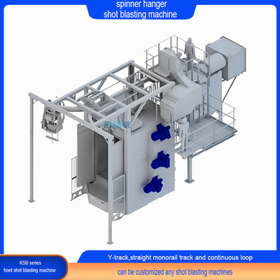 Migliora il tuo processo di derusting con Spinner Hanger Shot Blasting Machine e Moving Hook