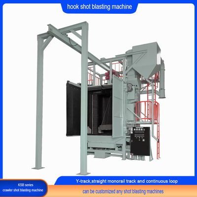 Migliora il tuo processo di derusting con Spinner Hanger Shot Blasting Machine e Moving Hook