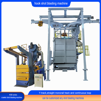 Migliora il tuo processo di derusting con Spinner Hanger Shot Blasting Machine e Moving Hook