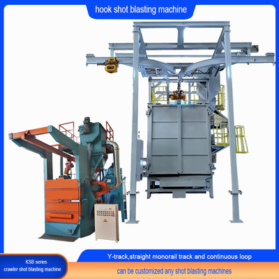 Migliora il tuo processo di derusting con Spinner Hanger Shot Blasting Machine e Moving Hook