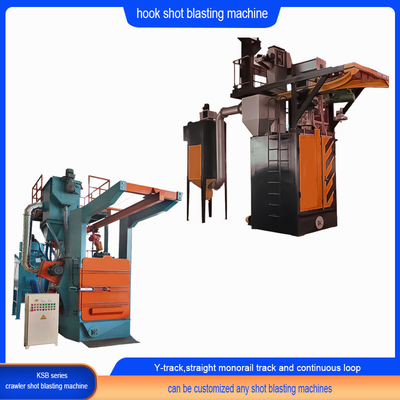 Spinner Hanger Shot Blasting Machine con design a catena
