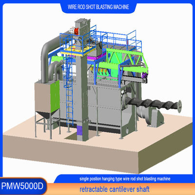 Macchina per lo sgancio a spirale a mandrello fisso per elevata pulizia e resistenza alla ruggine