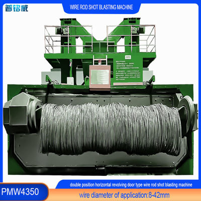 30kw/set Discaling Wire Rod Coil Shot Blasting Machine a prova di ruggine e corrosione