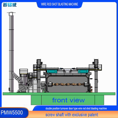 Acciaio PMW5500 porta oscillante filo di canna bobina colpo di laminazione macchina con caratteristiche personalizzate