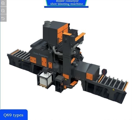4*11kw Alta convezione pre-riscaldatore rotolo trasportatore sparatutto blasting machine personalizzazione