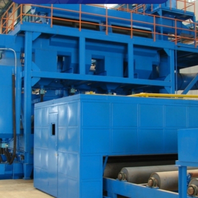 Dispositivo di rimozione della ruggine delle lamiere d'acciaio e di blasting per la pulizia delle superfici