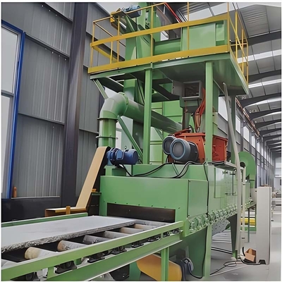 Tipo di rullo della serie Q69 Pass through Automatic Shot Blasting Machine con design personalizzato