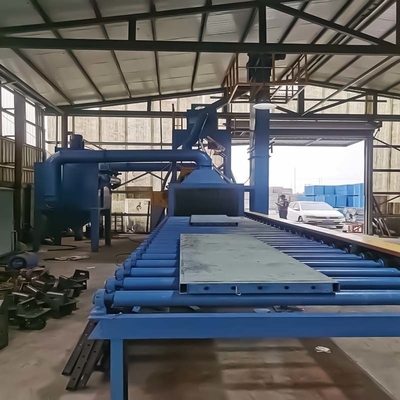 Convogliatore a rulli H Beam Steel Shot Blasting Machine con servizio post-vendita di un anno