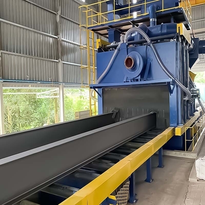 1500 mm larghezza del pezzo di lavoro Sistema di trasportatore a rotoli caldi per la preparazione della superficie metallica