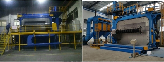 Pmw3850 Rod Shot Blasting Machine con resistenza alla ruggine / corrosione e personalizzazione