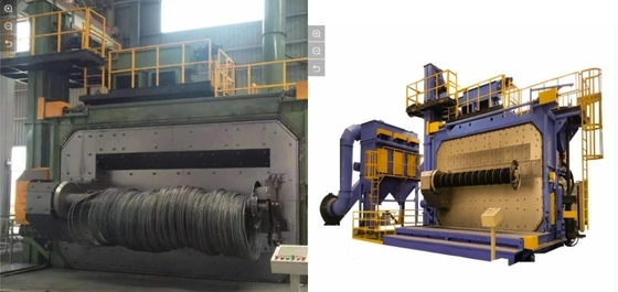 Pmw3850 Rod Shot Blasting Machine con resistenza alla ruggine / corrosione e personalizzazione