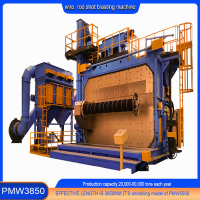 Costo di demolizione 20-40 RMB/T Wire Rod Shot Blasting Machine 8-42 mm con combustibile elettrico