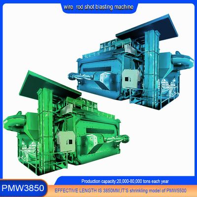 Costo di demolizione 20-40 RMB/T Wire Rod Shot Blasting Machine 8-42 mm con combustibile elettrico