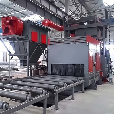 Convogliatore a rulli macchina per il colpo di esplosione per il pezzo di lavoro Larghezza 1500 mm Opzione personalizzabile