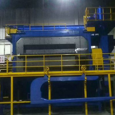 Doppia posizione di rotazione della porta di filo di ferro bastone colpo di esplosione macchina con fissaggi 9,5 * 6,1 * 6,9m