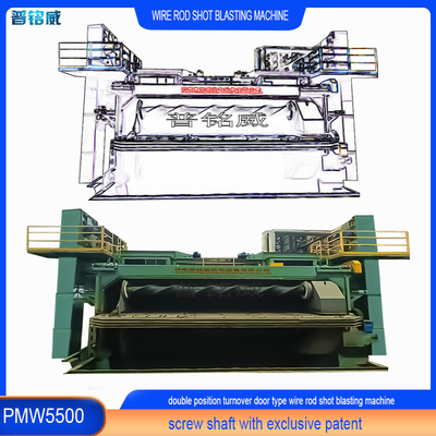 Macchina per la produzione di filo inossidabile con bastoncini di filo 12.5*5.5*6.4m PMW 5500