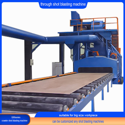 Rimozione della corrosione fatta facile Roller Conveyor Shot Blasting Machine con Crawler Abrator
