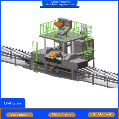 Matching line pretrattamento convogliatore a rulli con abrasivo a striscia