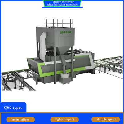 Matching line pretrattamento convogliatore a rulli con abrasivo a striscia