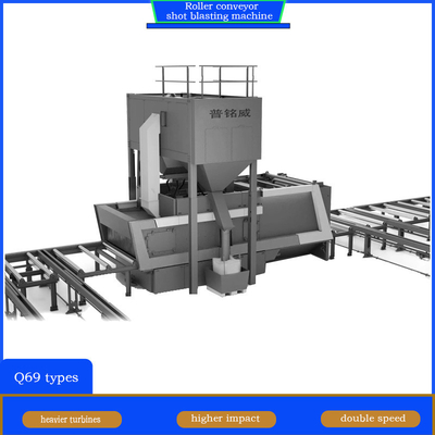 Matching line pretrattamento convogliatore a rulli con abrasivo a striscia
