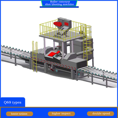 Matching line pretrattamento convogliatore a rulli con abrasivo a striscia