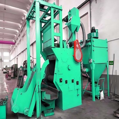 26 Potenza totale Q32 Serie gomma tracciato Shot Blasting Machine con buona valvola di flap